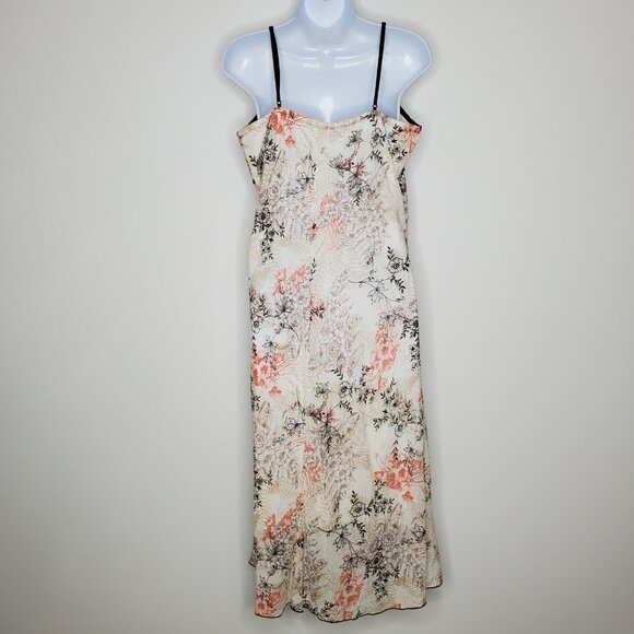 Studio 1940 Womens Floral Babydoll Sleevless Dress Size 14 Midi Y2K Whimsy Fairy - Picture 3 of 8